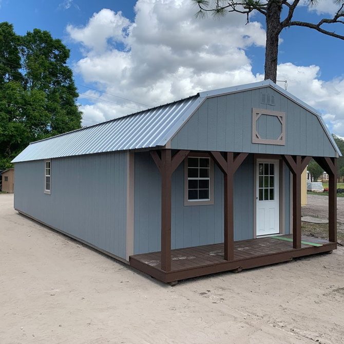 Lofted Barn Cabin - Portable Shed