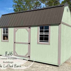 Coastal Portable Building Manufacturers - Florida - Side Lofted Barn 2